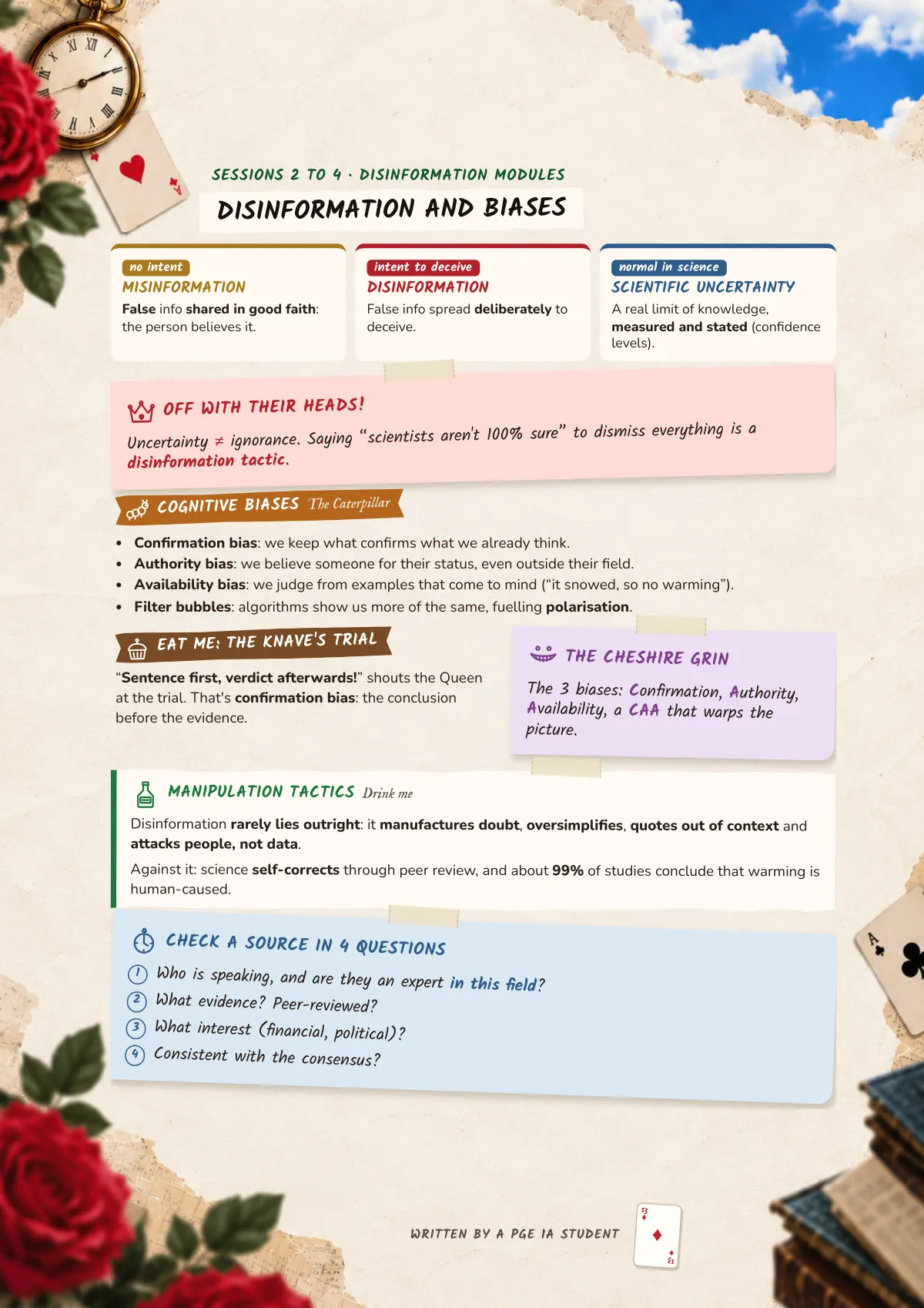 Page 13: Disinformation and biases