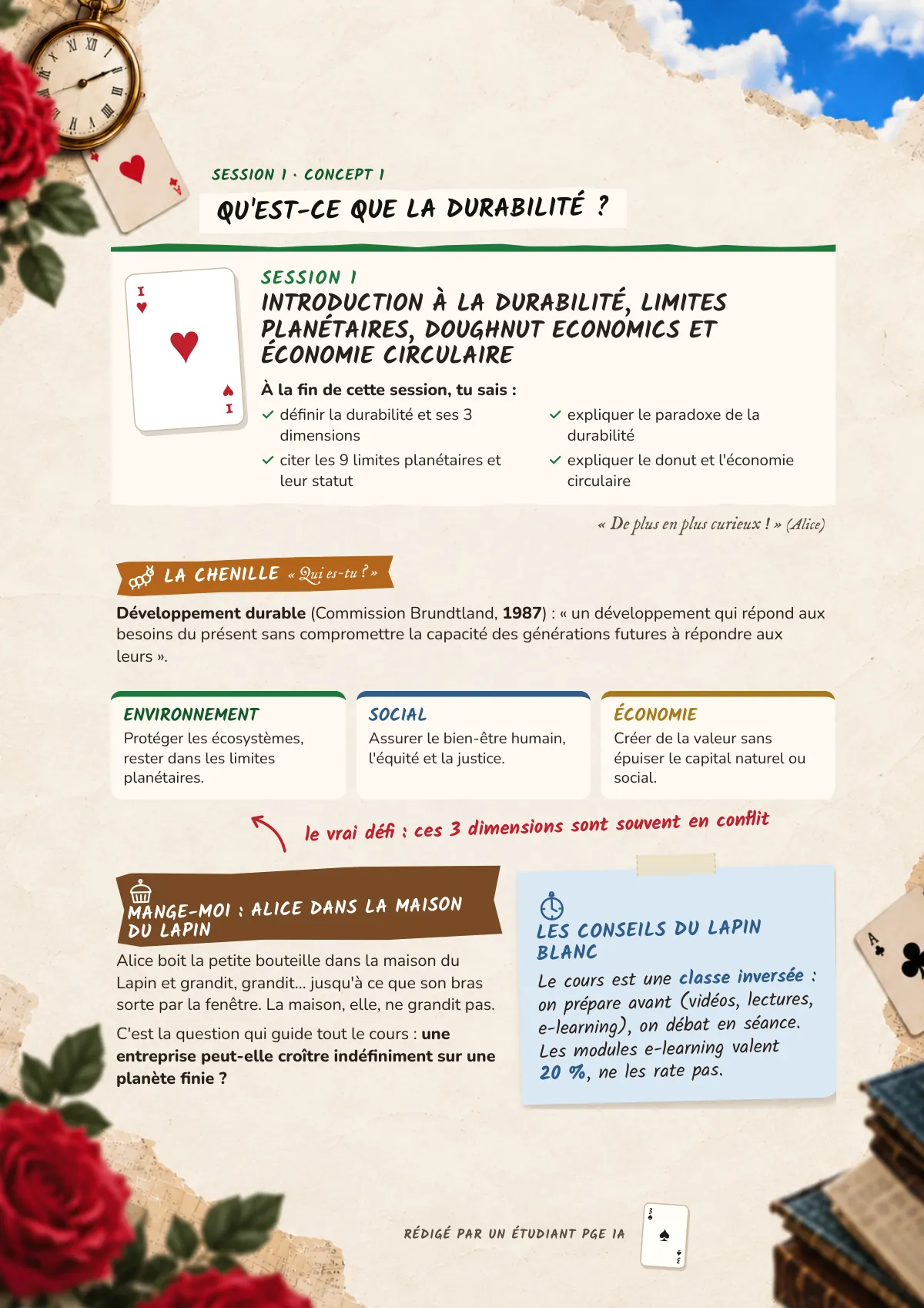 Page 3 : Qu'est-ce que la durabilité ?