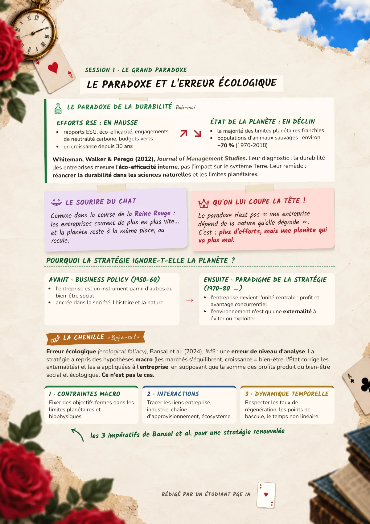 Page 4 : Le paradoxe et l'erreur écologique