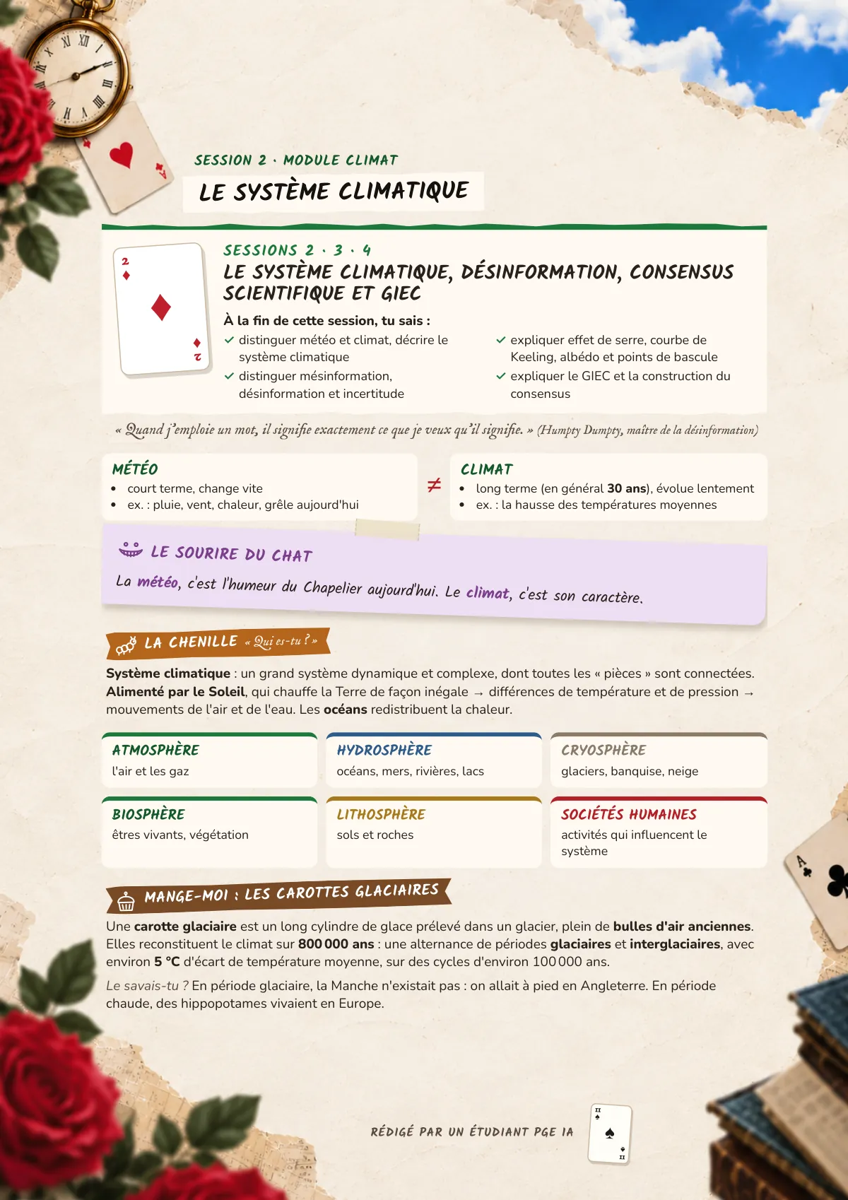 Page 11 : Le système climatique