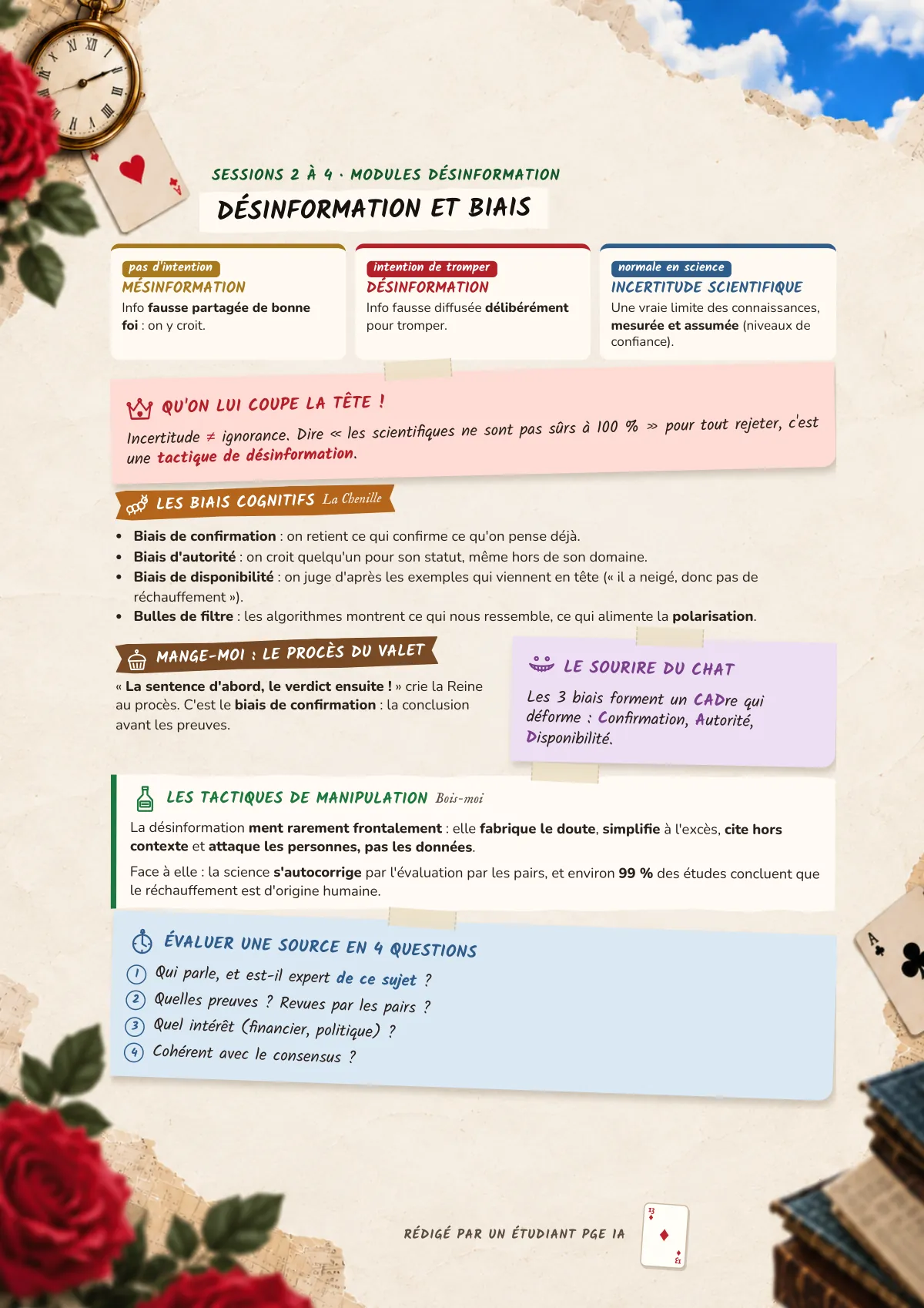 Page 13 : Désinformation et biais