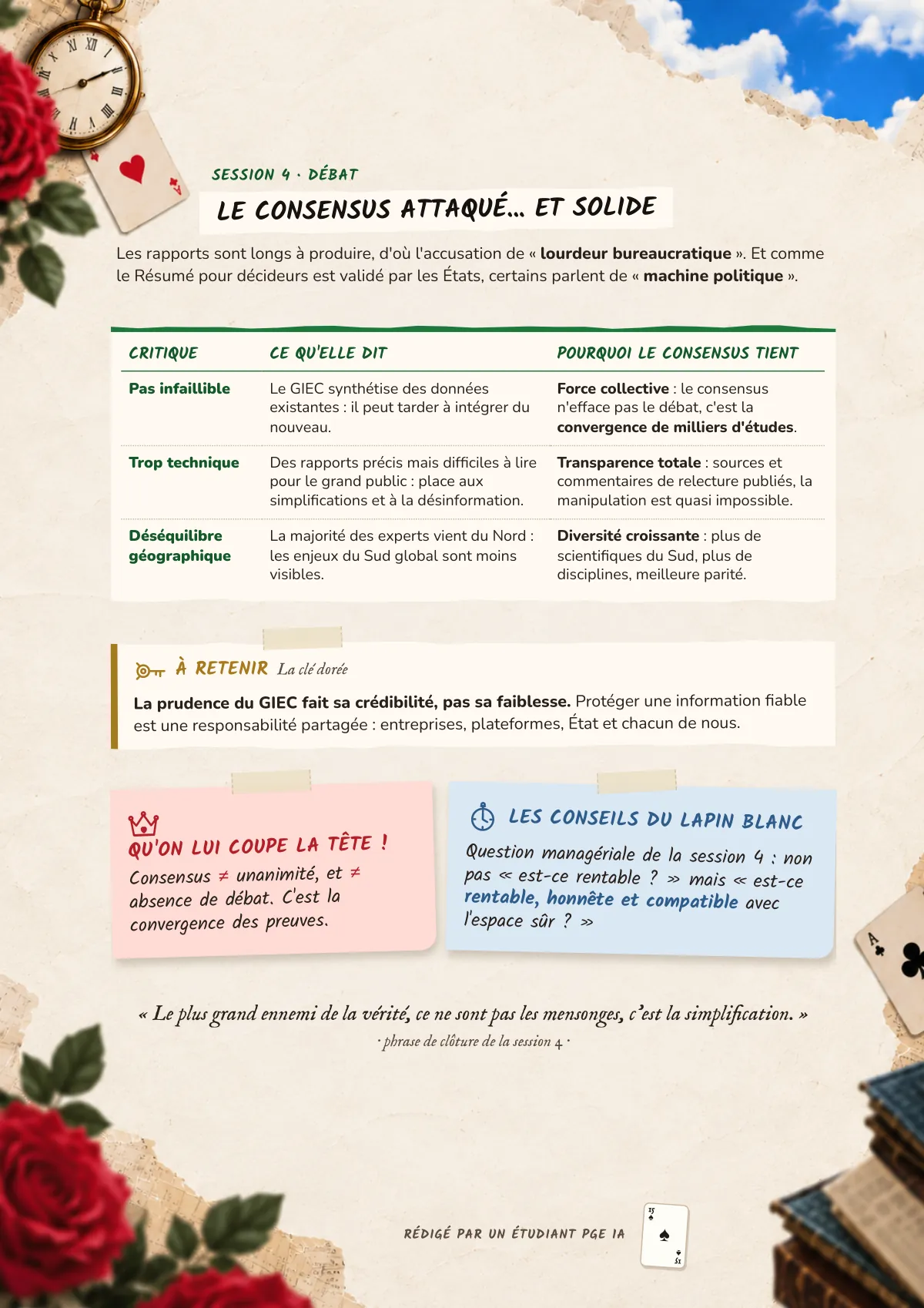 Page 15 : Le consensus attaqué... et solide