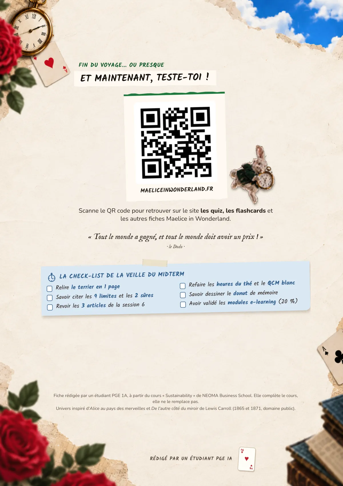 Page 24 : Et maintenant, teste-toi !