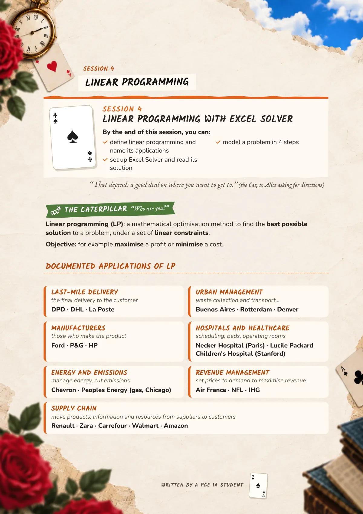 Page 15: Linear programming