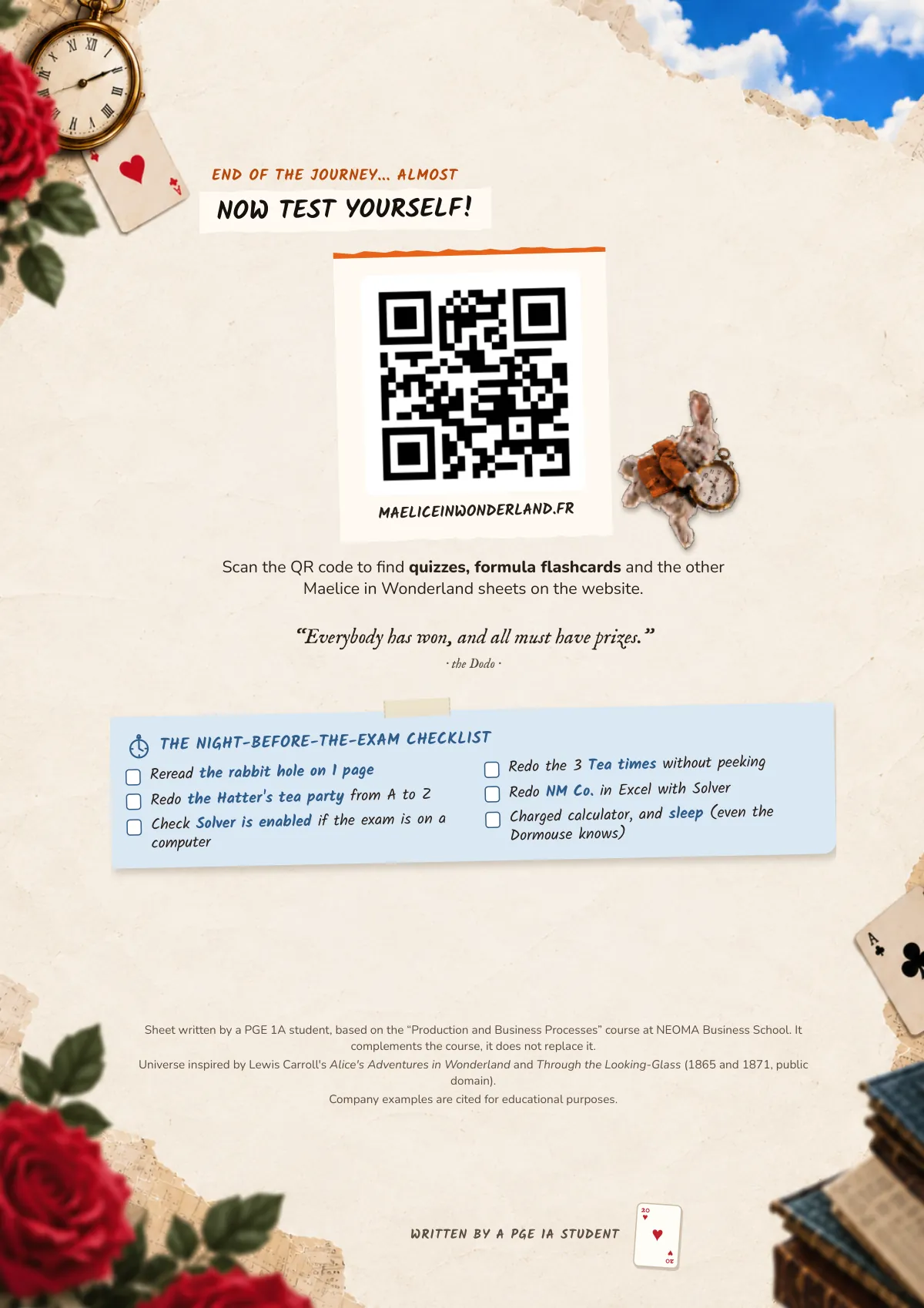 Page 20: Now test yourself!