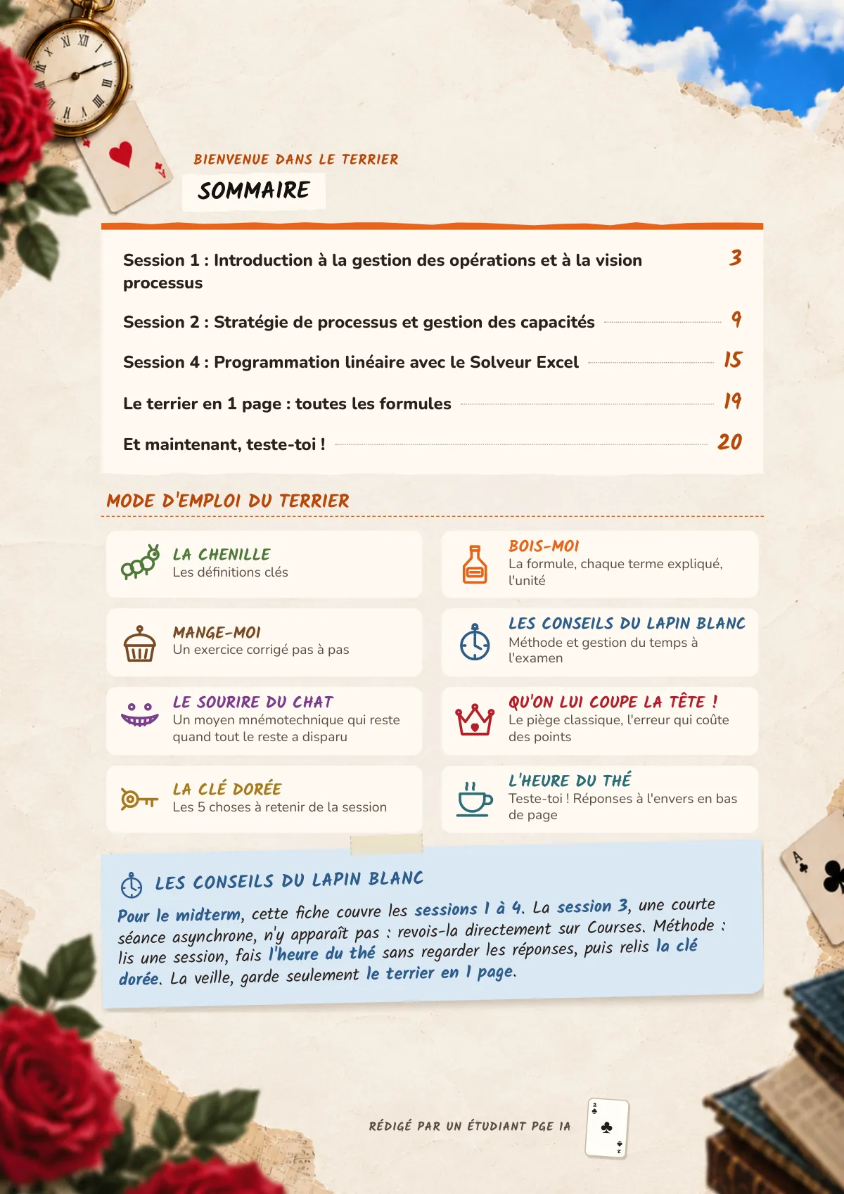 Page 2 : Sommaire
